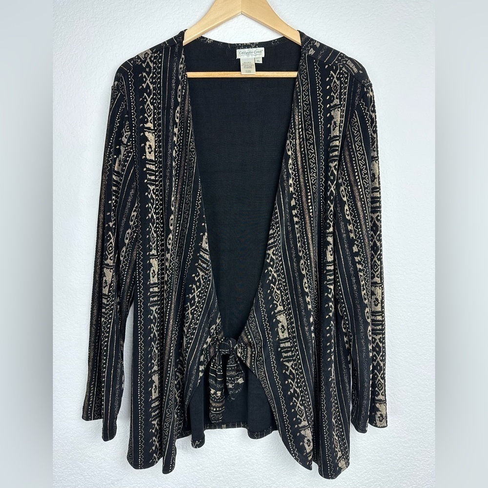 COLD water Creek Size XL Extra Large Wrap Top